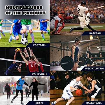 A Pair Elbow Pad, Breathable Adjustable Elbow Support for Men Women Kids Basketball, Volleyball, Bik...