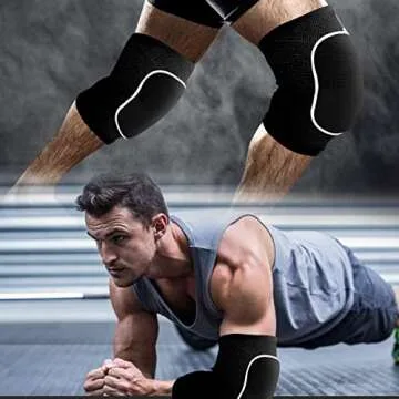 Adjustable Elbow Pads for Injury Prevention and Comfort