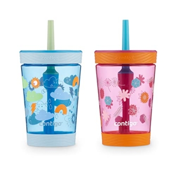 Contigo Kids Spill-Proof Tumbler with Straw, 14 oz., 2 Pack
