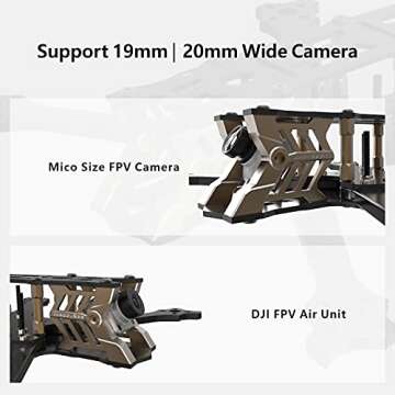 SpeedyBee FPV Drone Frame 5 Inch True X 225mm Carbon Fiber Quad Frame Kit for Freestyle Racing DJI -V2 Edition