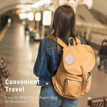 AULEGE Silicone Pacifier Holder for Safe Storage