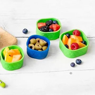LunchBots Silicone Bento Cups Set for Fresh Organized Meals