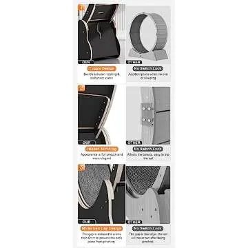 Large 40" Cat Exercise Wheel - Black Wood Treadmill