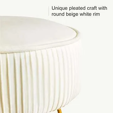 Chic LUE BONA Velvet Ottoman for Modern Spaces