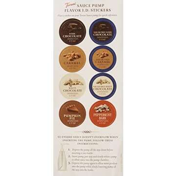 Torani Pump For 64 Ounce Bottle - Gold 0.5 Ounce