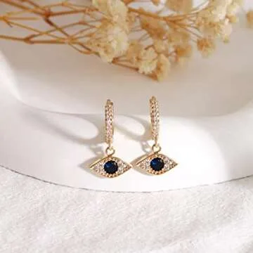 Follome 18K Gold Heart Earrings - Stylish & Elegant Accessory