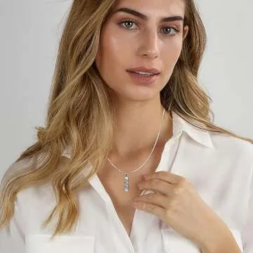 925 Sterling Silver Mezuzah Necklace, Scroll Pendant, Jewish Shema Necklace, Jewish Jewelry, Chain Hebrew Letters, Messianic, Blessings Israel Gifts Souvenirs Spiritual Kabbalah Art Holy Land, Hebrew Jewelry for Men (Shema)