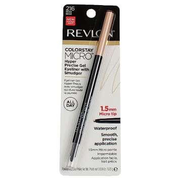 REVLON Colorstay Micro hyper Precision Gel Eyeliner, Waterproof, Long wearing, 0.009 oz, beige