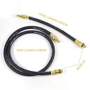 Multi-Function Cylinder Leak Down Tester Automotive Kit,Gasoline Engine Compression Tester,Dual Gauge Leakdown Detector Tool Set for Pressure Check & Leakage Rate Test on Cars,Motorcycles,Trucks...