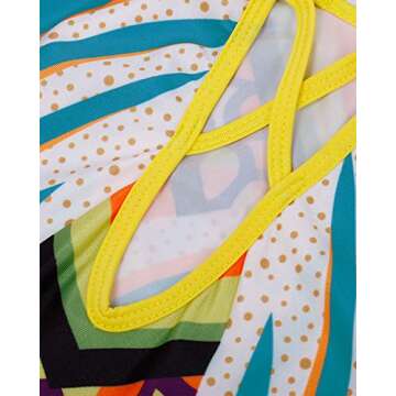 Stylish BIUBIU Women’s Monokini Swimwear Set - V Neck