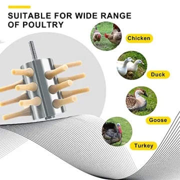 ZenxyHoC Chicken Plucker Drill Attachment for Easy Poultry Care