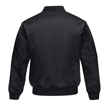 Stylish MAGNIVIT Men's Bomber Jacket with Zipper Pockets