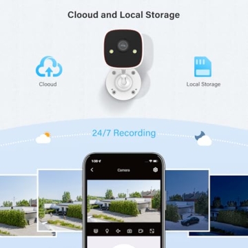 Jennov 2K HD Security Camera with AI Detection and 2-Way Audio