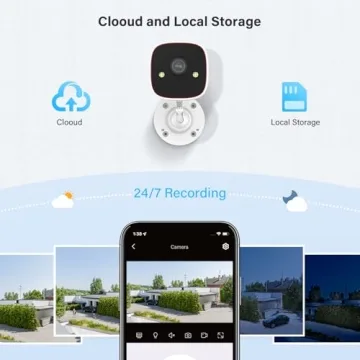 Jennov 2K HD Security Camera with AI Detection and 2-Way Audio