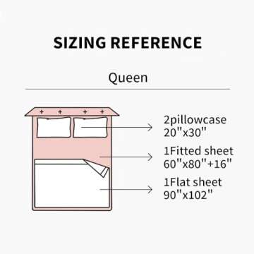 EVERLY Queen Size Linen Sheets Set - 100% Natural Bedding