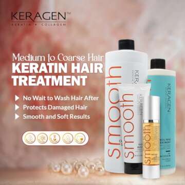 Keragen Smoothing Treatment | Formaldehyde-Free Hair Care