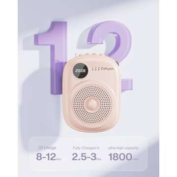 COHYAN Voice Amplifier: Portable Bluetooth Solution