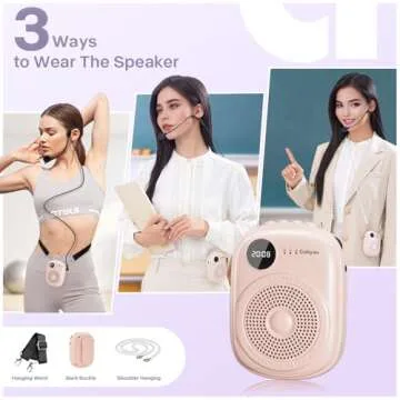 COHYAN Voice Amplifier: Portable Bluetooth Solution