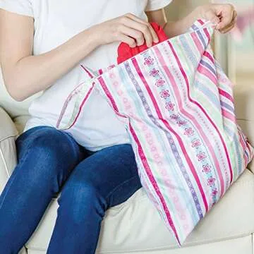 Bumkins Waterproof Laundry Bag, Blue Owl