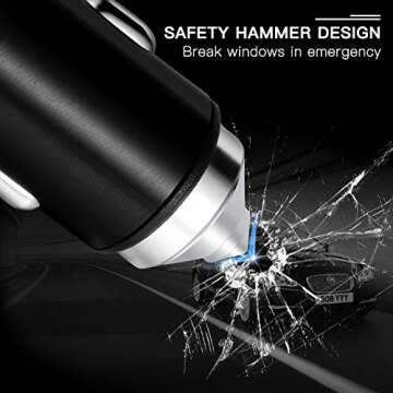 Otostar Dual USB Car Charger for Fast Charging & Style