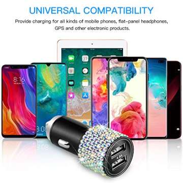 Otostar Dual USB Car Charger for Fast Charging & Style