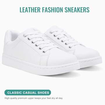 Vepose Women's 8003 Fashion Lace Up Comfortable Sneakers