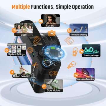 64MP 4K DIGITAL CAMERA for Vlogging & Photography