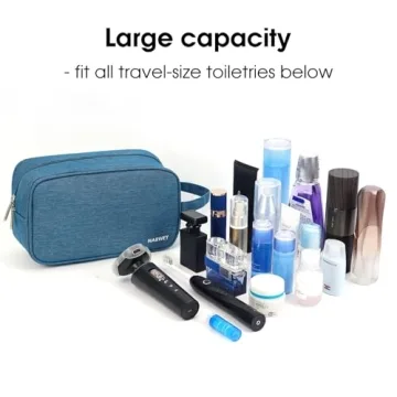 Narwey Navy Blue Toiletry Bag for Travel
