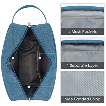 Narwey Navy Blue Toiletry Bag for Travel