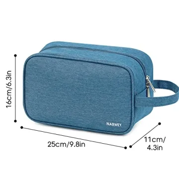 Narwey Navy Blue Toiletry Bag for Travel