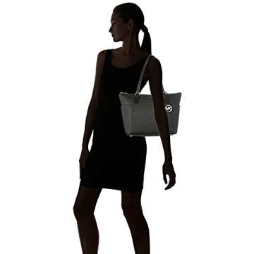 Michael Michael Kors Jet Set Item East/West Top Zip Tote Black One Size