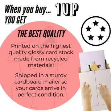 1Up Greetings Valentines Day Card From Cat to Boyfriend Girlfriend Wife Husband | Black Cat Find A Love Like Yours | Your Purchase Helps Animals In Need | 5”x7.5” | With