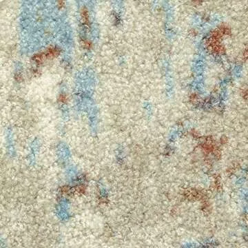 Maples Rugs Southwestern Stone Distressed Abstract Area Rugs Carpet for Living Room & Bedroom [Made in USA], 5 x 7, Multi