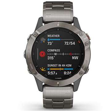 Garmin fenix 6 Sapphire Premium GPS Multisport Watch