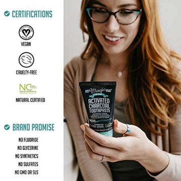 Magic Mud Charcoal Toothpaste for Whiter Teeth & Fresh Breath