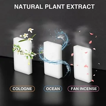 SZEOF Car Trash Can with Aromatherapy and Lid