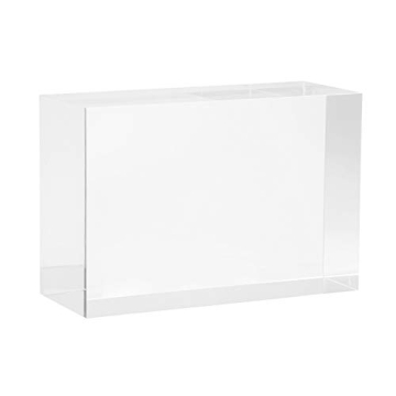 Elitnus Clear Solid Acrylic Block for Stylish Displays