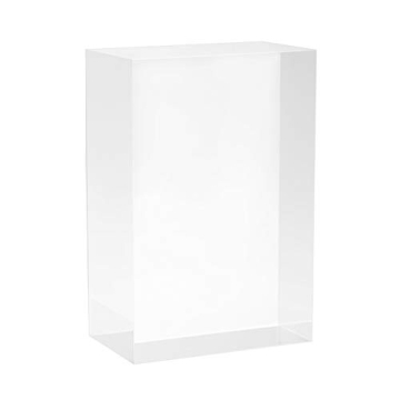 Elitnus Clear Solid Acrylic Block for Stylish Displays