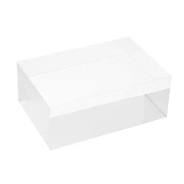 Elitnus Clear Solid Acrylic Block for Stylish Displays