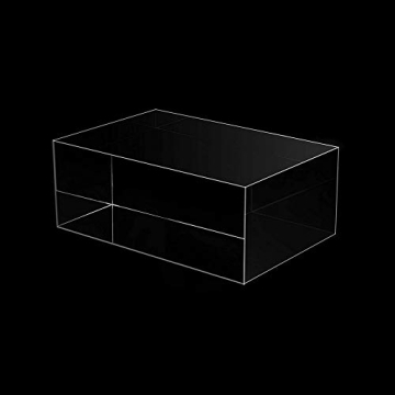 Elitnus Clear Solid Acrylic Block for Stylish Displays
