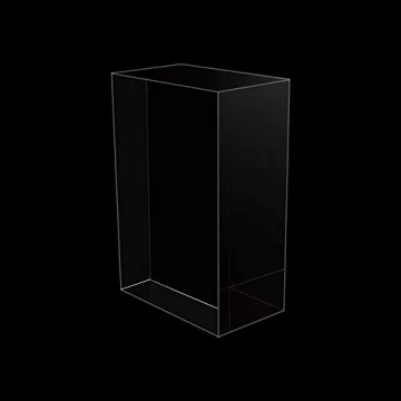 Elitnus Clear Solid Acrylic Block for Stylish Displays