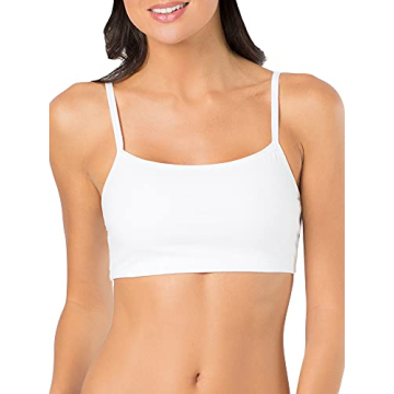 Fruit of the Loom Women's Cotton Pullover Sports Bras 4-Pack