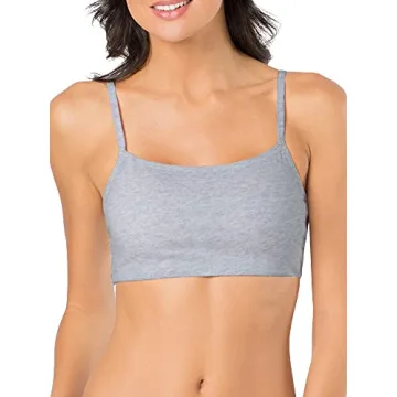 Fruit of the Loom Women's Cotton Pullover Sports Bras 4-Pack