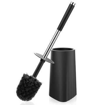 SetSail Toilet Brush, Compact Size Toilet Bowl Brush and Holder Toilet Brushes for Bathroom with 304...