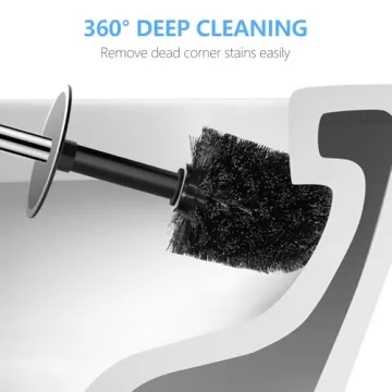 Compact Set Sail Toilet Bowl Brush for Effortless Cleaning