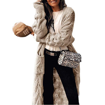 ZIWOCH Women’s Long Cardigan Coats - Cozy Chunky Sweater