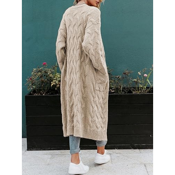 ZIWOCH Women’s Long Cardigan Coats - Cozy Chunky Sweater