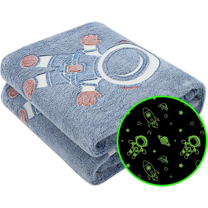 Cozy Glow in the Dark Blanket for Kids