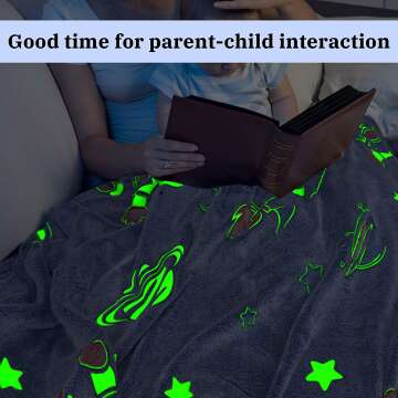 Cozy Glow in the Dark Blanket for Kids