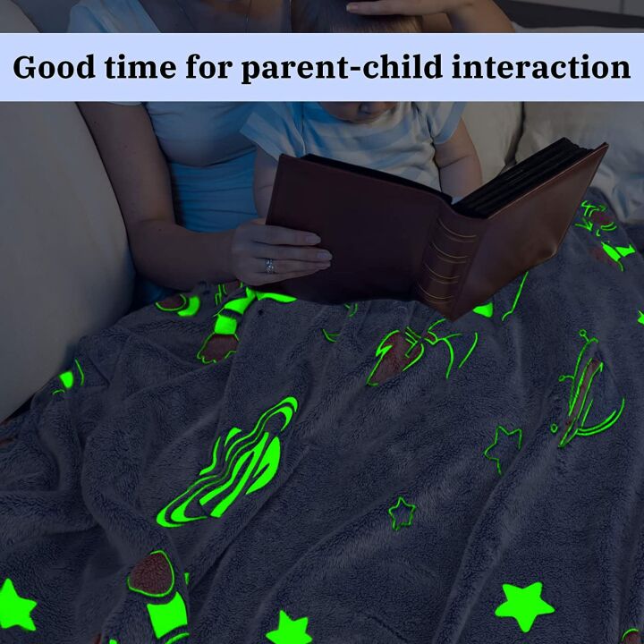 Cozy Glow in the Dark Blanket for Kids